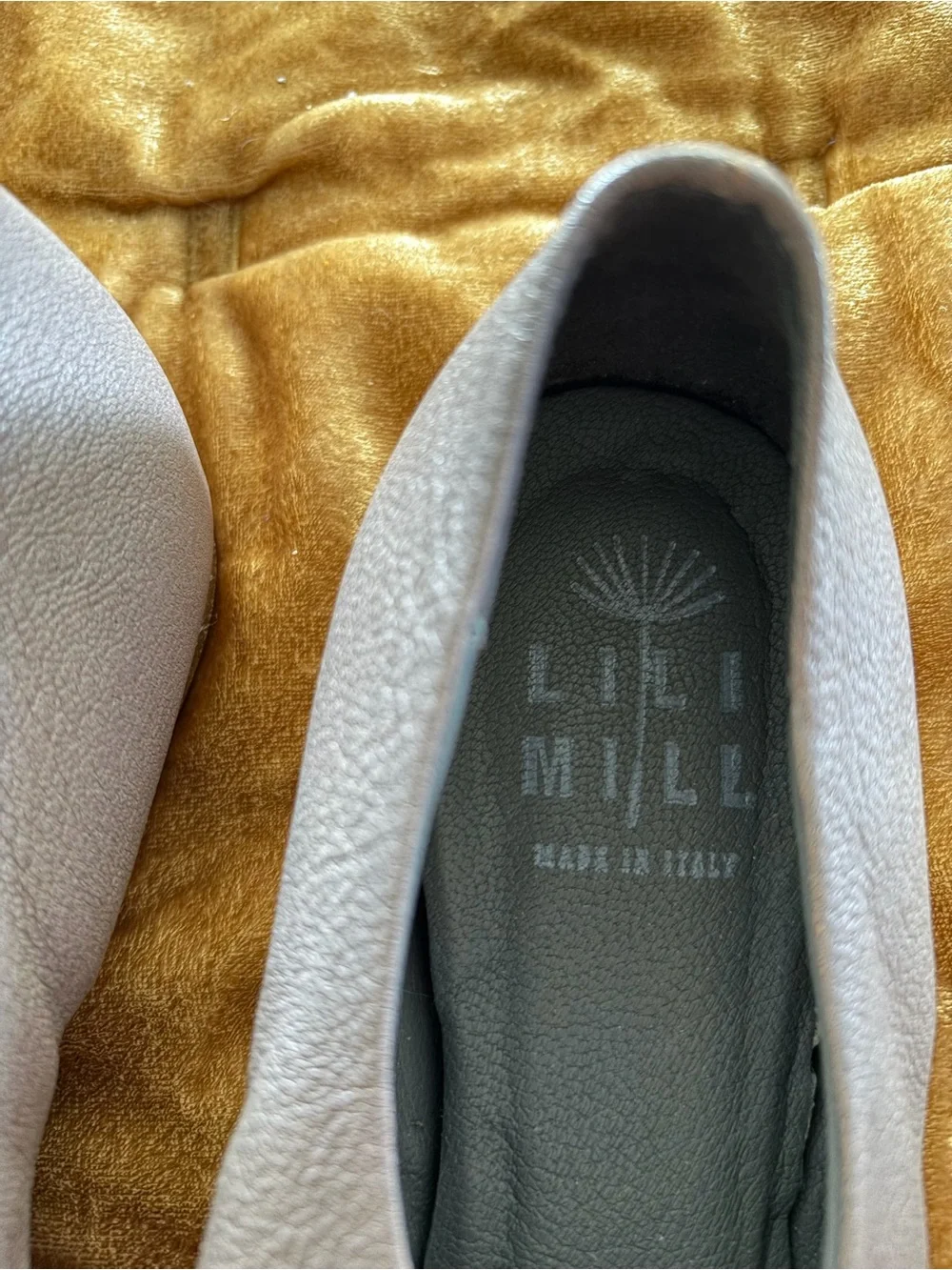 Lilimill Gray Lace-Up Ballet Flats - Picture 8 of 9